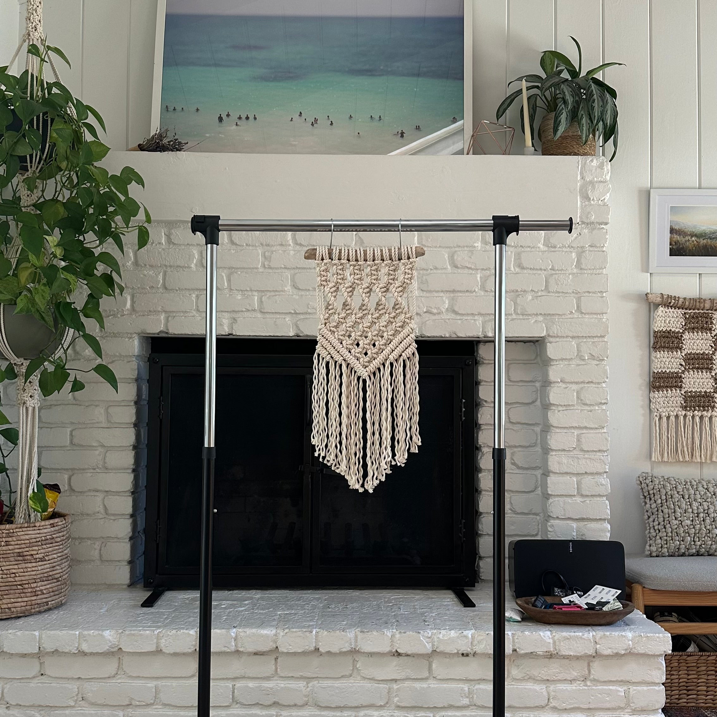 Beginner Friendly Macrame Wall Hanging Pattern - Square Knot Chevron